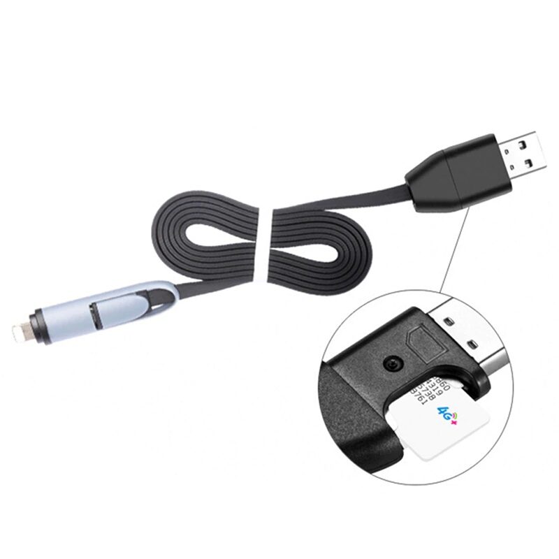 USB laidas pasiklausymo įrenginys