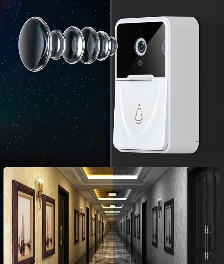 Wifi durų skambutis su kamera
