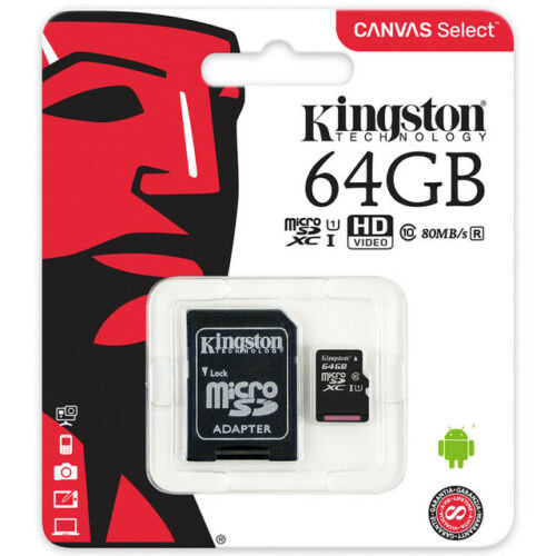 Atminties kortelė Kingston 64GB  80mb/s