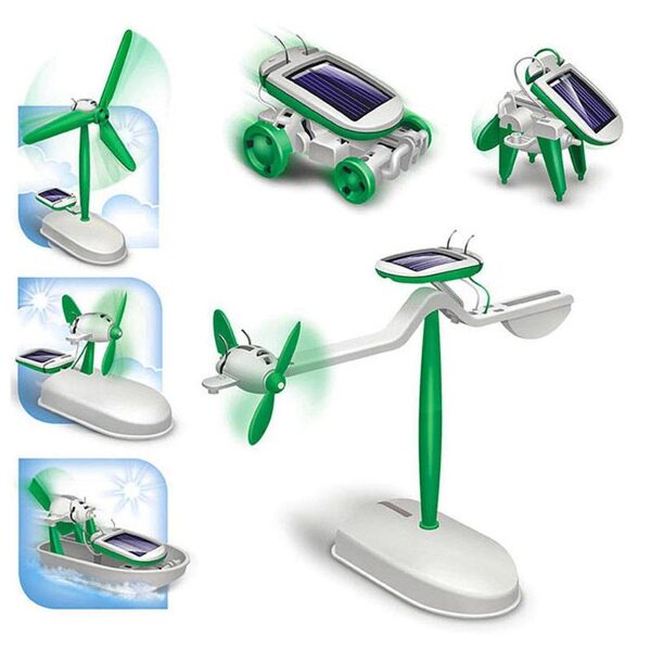 Educational solar toy 6 in 1